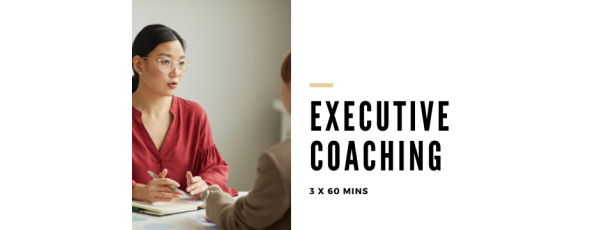 Executive Coaching: 3 x 60 mins sessions